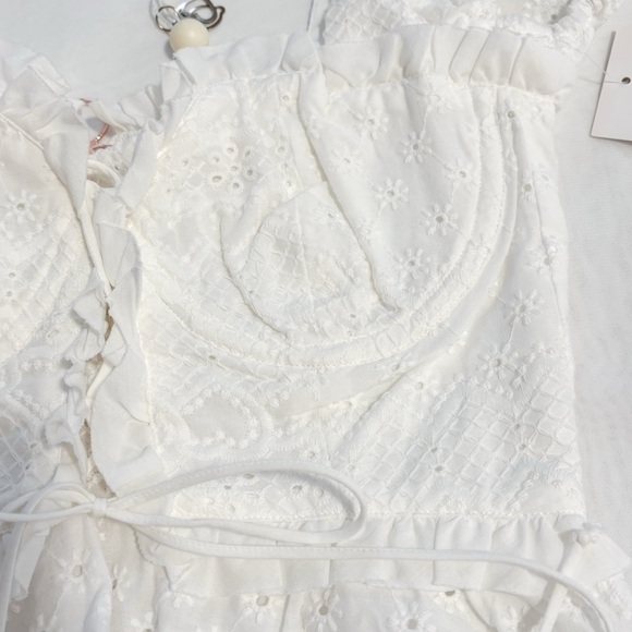 For Love And Lemons Ivory Lace Blouse - Picture 3 of 7